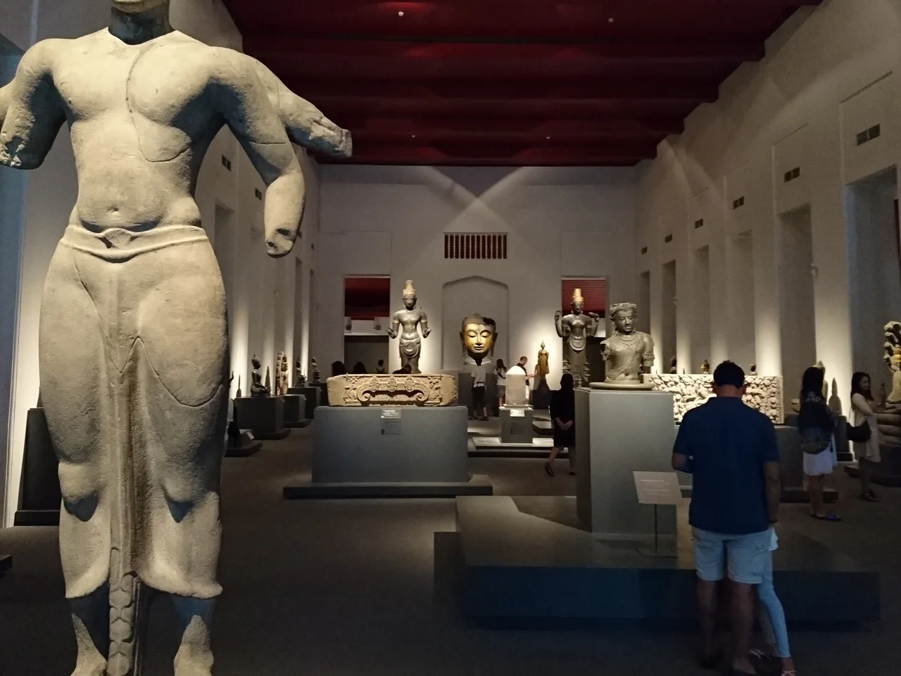 The Gallery of Thai History exhibition in the Siwamokkhaphiman Hall of the Bangkok National Museum